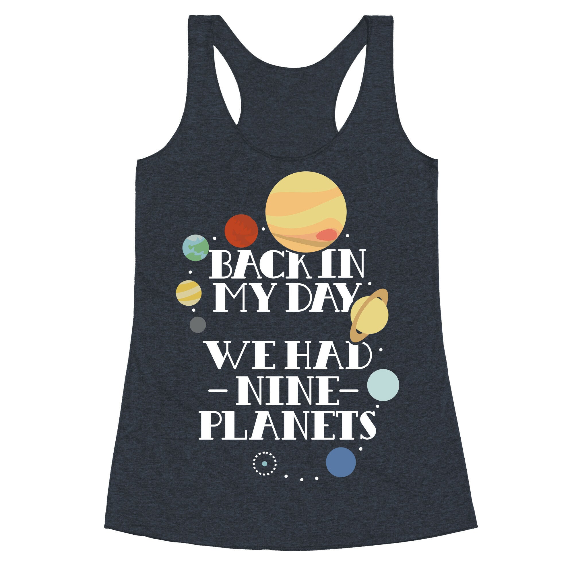 Nine Planets Racerback Tank